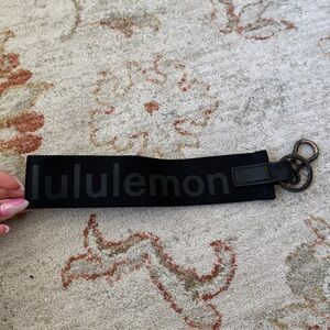 Lululemon Never Lost Keychain in Black